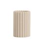 Bathroom storage - BA24513 Stripes Polyresin Brush Holder - ANDREA HOUSE