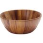 Bowls - MS24062 Acacia wood salad bowl Ø25x10 cm - ANDREA HOUSE