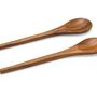 Flatware - MS24063 Acacia wood salad cutlery 30 cm - ANDREA HOUSE