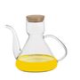 Cristallerie - Récipient à huile en verre en bambou MS24555 500 ml - ANDREA HOUSE