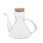 Crystal ware - MS24555 Bamboo Glass Oil Container 500 Ml - ANDREA HOUSE