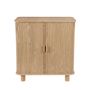 Sideboards - MU24531 Ash And Pine Wood Cabinet 80X40X85Cm - ANDREA HOUSE