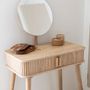 Other tables - MU24532 Ash And Pine Wood Vanity 70X40X126 - ANDREA HOUSE