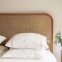 Beds - MU24562 Rattan Bed Headboard 160X4X115Cm - ANDREA HOUSE