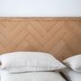 Beds - MU24563 Oak Bed Headboard 160X4X120Cm - ANDREA HOUSE