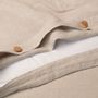 Bed linens - Premium Washed Linen Bed Set. Beige - SOWL