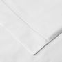 Bed linens - Cotton Percale Bed Set. White - SOWL