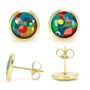 Jewelry - Ears studs Woodstock - Gold - LES JOLIES D'EMILIE