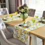 Table linen - Runner both sided Lemonade & Stripes - ROSEBERRY HOME