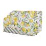 Table linen - Placemats both sided Lemonade & Stripes - 4 pieces - ROSEBERRY HOME