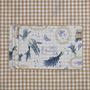 Table mat - Placemats both sided Lavender & Beige Gingham - 6 pieces - ROSEBERRY HOME