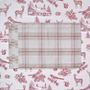 Table linen - Tablecloth Toile de Jouy Red Forest - 140 cm x 200 cm  - ROSEBERRY HOME