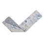 Linge de table textile - Runner both sided Blossom Blue & Stripes - ROSEBERRY HOME
