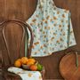 Tea towel - Clementines - Printed cotton tea towel - COUCKE