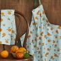 Tea towel - Clementines - Printed cotton tea towel - COUCKE