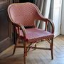 Fauteuils - Fauteuil, Cannes - Losanges, Reversed - Or, Rouge - BONNECAZE ABSINTHE & HOME