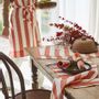 Linge de table textile - Malo rouge - Set de table en métis - COUCKE