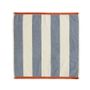 Kitchen linens - Deauville Orange/Blue - Cotton Jacquard Terry Square - COUCKE