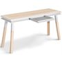 Desks - Rectangular writing table in solid wood 140 cm / 55.1" - MON PETIT MEUBLE FRANÇAIS