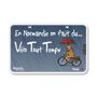 Cadeaux - Plaque vélo Heula Vélo Tout Temps - V-LOPLAK (ACCESSOIRE TENDANCE)