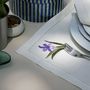 Cadeaux - Set de table brodé à fleurs violettes, lot de 2 - HYA CONCEPT STORE