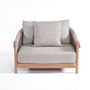 Lounge chairs for hospitalities & contracts - ARMCHAIR POSITANO - CRISAL DECORACIÓN