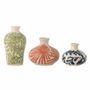 Vases - Fauni Vase, Green, Stoneware - CREATIVE COLLECTION