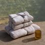 Bath towels - Fluffy Bath Towel Serene Bliss. Organic Cotton. Beige - SOWL