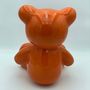 Decorative objects - Orange resin teddy bear H - NAOR
