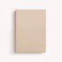 Stationery - A5 VEGAN LEATHER NOTEBOOK - CLAY - GRY MATTR
