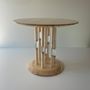 Other tables - Sycamore maple round table - MEUBLES THOURET