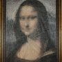 Paintings - Mona Lisa / Decorative panel Hand Made with the silky threads only - ART NITKA