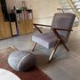 Office seating - Ottoman pouf wool furniture "Peace" - KATSU STONES