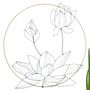 Décorations florales - DECORATION MURALE - LOTUS 55 CM-- - O'FIL DES RÊVERIES DE NANA