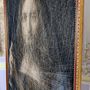 Other wall decoration - Salvator Mundi / Decorative Panel Handmade with silky threads only - ART NITKA