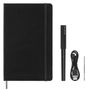 Stationery - Smart Notebook Hard Cover Black - MOLESKINE