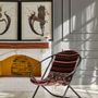 Deck chairs - Traditional Turkish Rug Folding Chair - MERN LIVING