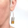 Bijoux - Boucles d'oreilles en béton INES fabriquées à la main à Paris - ICY MOUSE