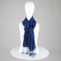 Foulards et écharpes - Écharpes à teindre à l'indigo - SANXIA BLUE