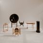 Office furniture and storage - Dark Column Cabinet Oddity - SQUARE DROP