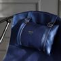 Transats - Chaise Pliante Italienne en Similicuir - Indigo - MERN LIVING