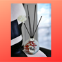 Diffuseurs de parfums - Diffuseur BOULE en verre soufflé Rouge et Blanc 300ml - SPIRIT OF PROVENCE