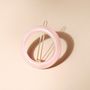 Accessoires cheveux - Barrette ronde Rose dragée - BACHCA