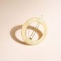 Hair accessories - Ivory round hair clip - BACHCA