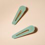 Accessoires cheveux - Barrettes Vert d'eau x2 - BACHCA