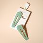 Accessoires cheveux - Barrettes Vert d'eau x2 - BACHCA