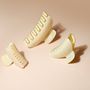 Accessoires cheveux - Pince Opaline Ivoire petit format - BACHCA