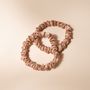 Hair accessories - Pink silk scrunchie x2 - BACHCA