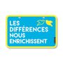 Gifts - Cycling badge "Les différences nous enrichissent" - V-LOPLAK (ACCESSOIRE TENDANCE)