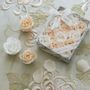 Soaps - Box of 12 roses in white and nude soap leaves - Rose perfume - MATHILDE M.